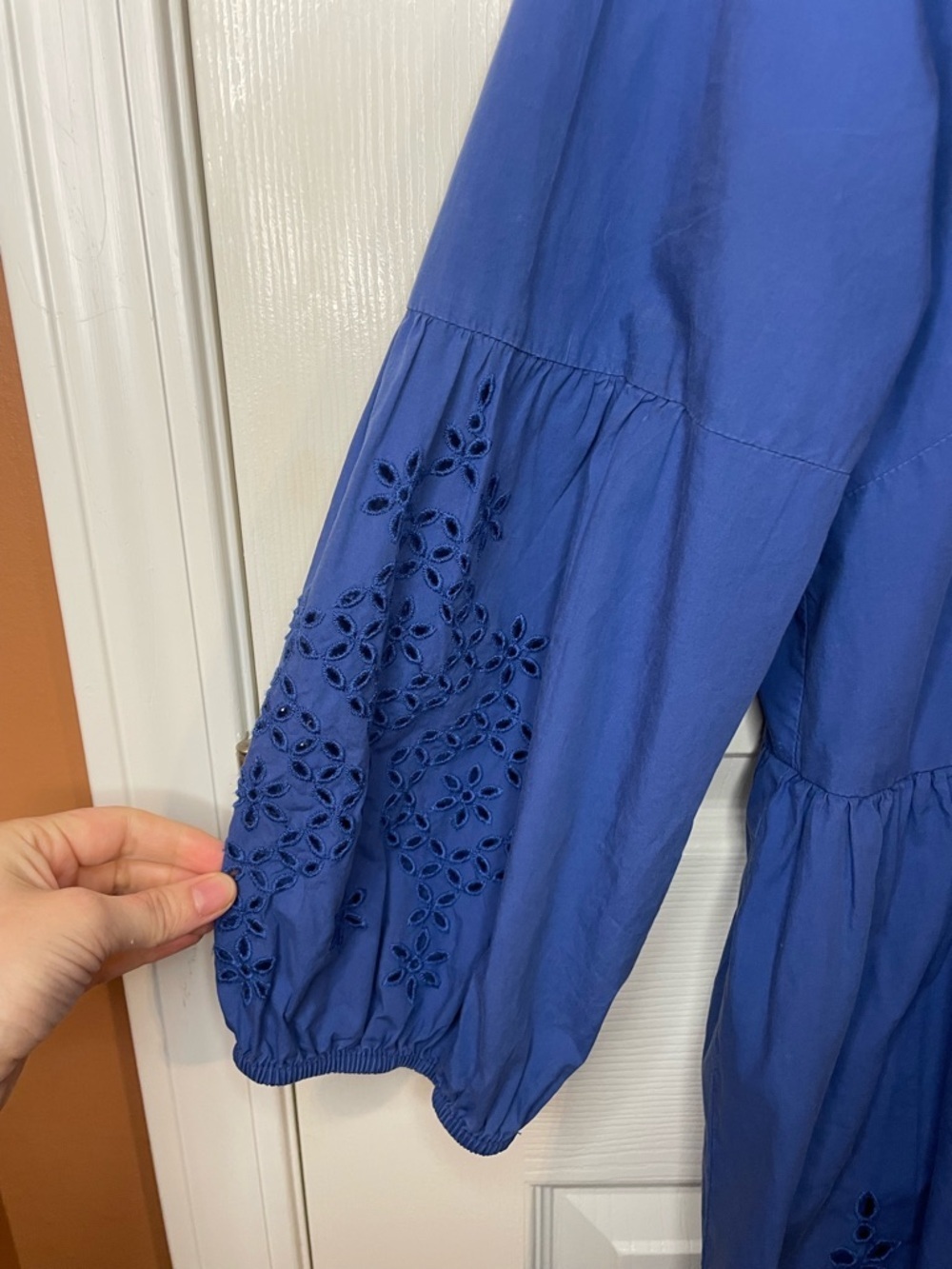 Johnny Was Merla Mini Dress in Blue Size Large - Picture 7 of 9